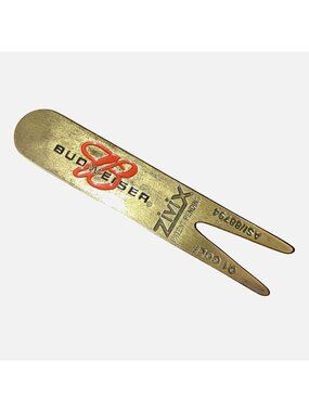 Budweiser Golf Divot Tool Vintage Metal Zimix Logo ASI/88794 Vintage Collectible